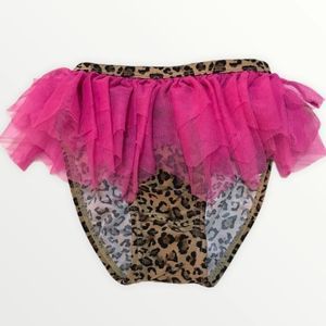🌺 FLAPDOODLES Animal Print Tutu Swim Bottom